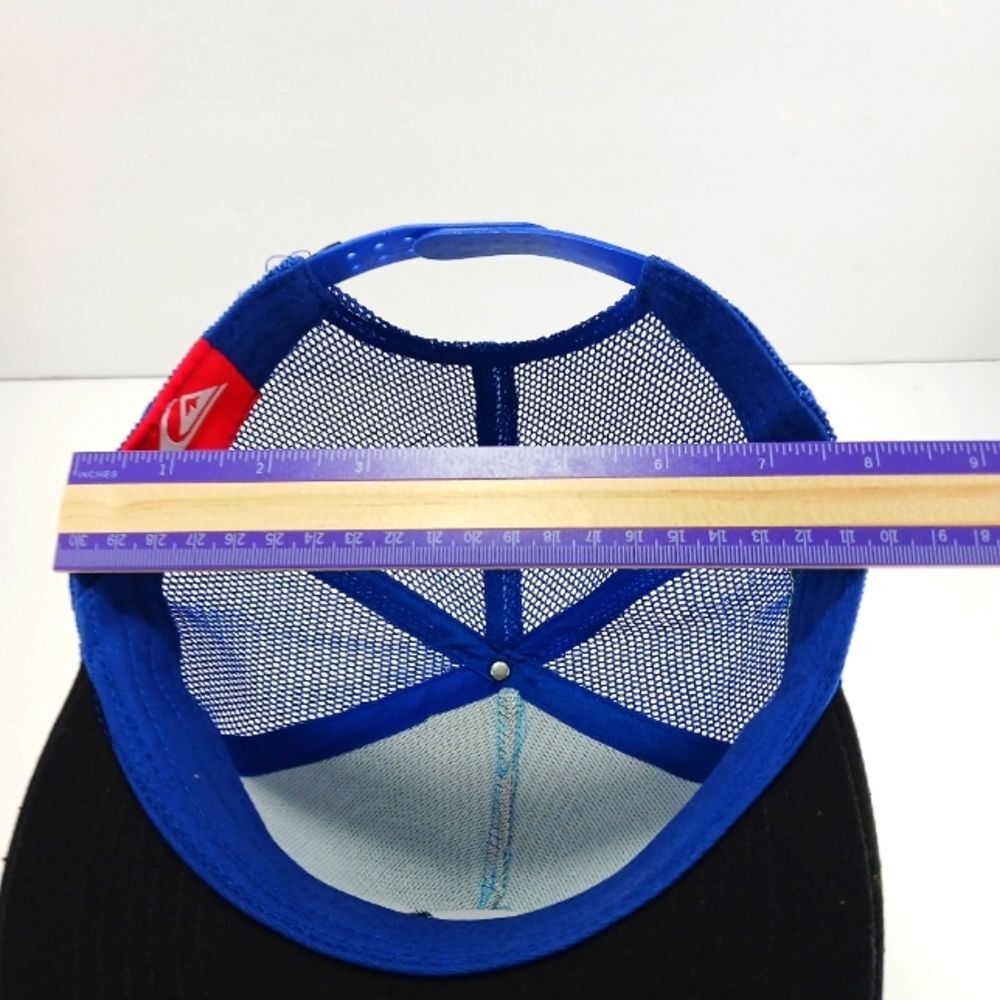 NWOT Quicksilver Trucker Mens OS Colorblock Branded............................. - Picture 8 of 9